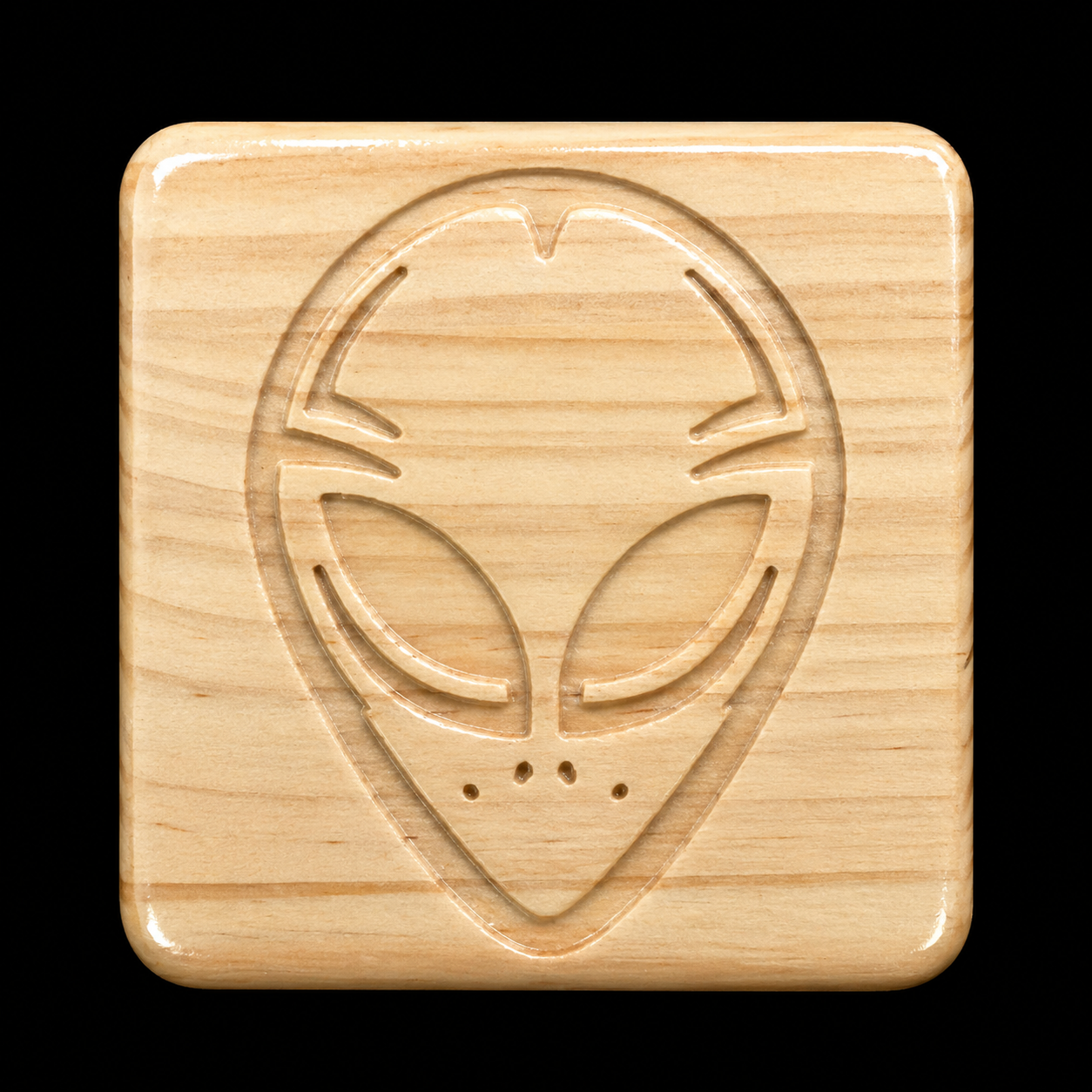 Handmade Engraved Wooden Coasters